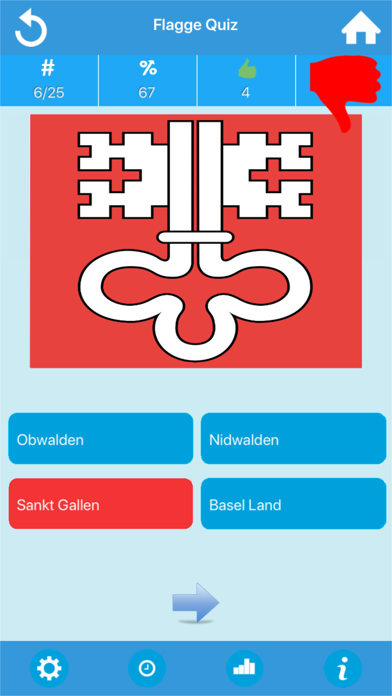 Schweiz Kantone Quiz screenshot 4