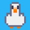 This is a game about a duck, which is trying to get the heavenly castle