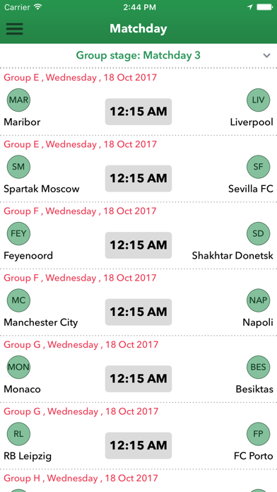 How to cancel & delete Live Champions League 2017-18 from iphone & ipad 1