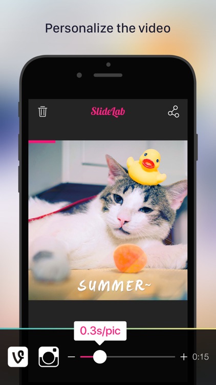 SlideLab: Add Music to Photos