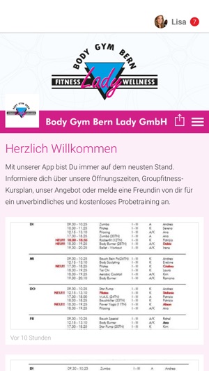 Body Gym Bern Lady(圖1)-速報App