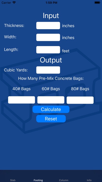 Concrete Calc Mobile