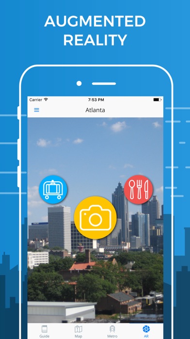 Atlanta Travel Guide with Offline Street Map screenshot 2