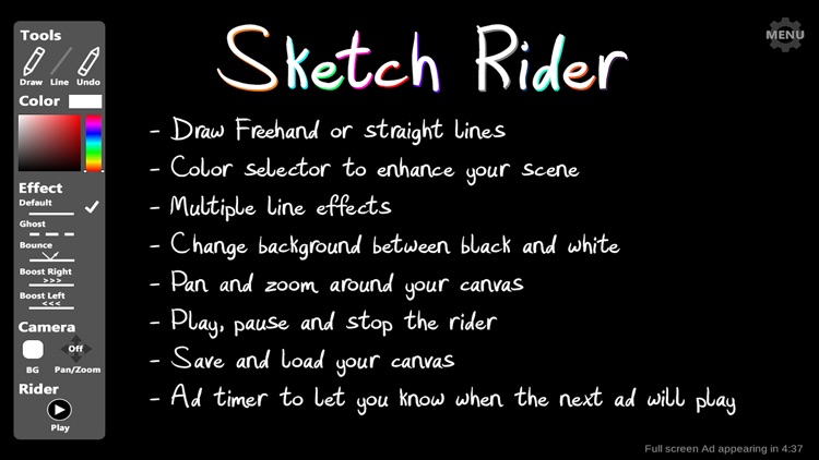 Sketch Rider - Color line ride