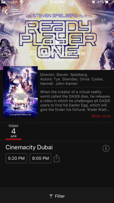 How to cancel & delete Cinemacity UAE from iphone & ipad 3