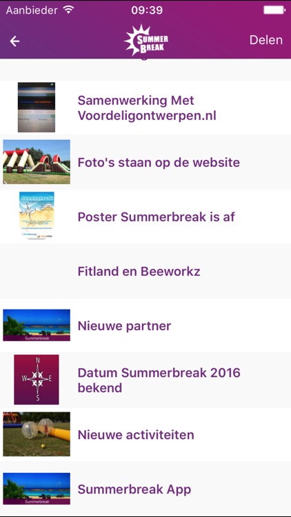 Summerbreak - Vaart Welzijn