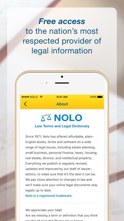 Nolo's English Law Dictionary screenshot-3