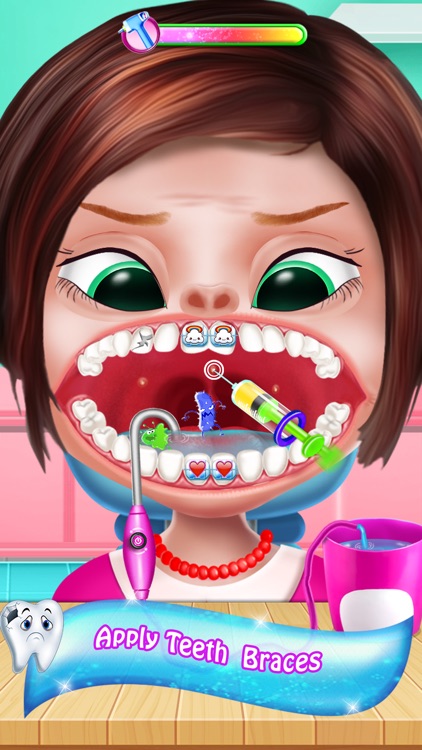 Crazy Dentist Clean Teeth Game screenshot-5