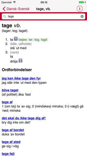 Swedish Danish Dictionary - Gyldendal(圖3)-速報App