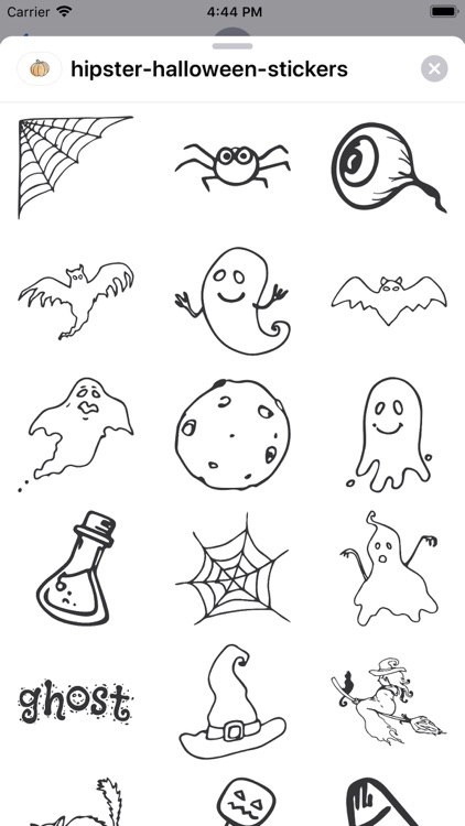 Hipster Halloween Stickers screenshot-3