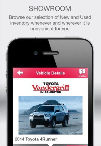 Vandergriff Toyota screenshot 3