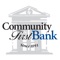Mobile banking* is a free service to customers of Community First Bank
