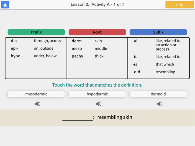 Word Roots Level 3 Lite(圖2)-速報App