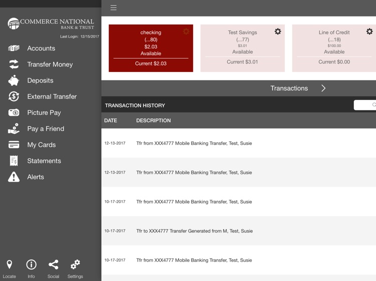 CommerceNatlBankTrust for iPad