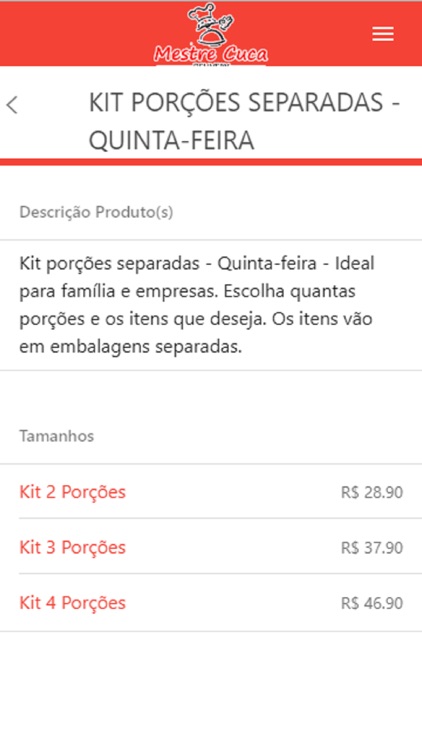 Mestre Cuca Delivery Uberlândi