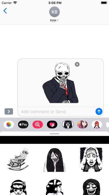 Horror Ghost Stickers