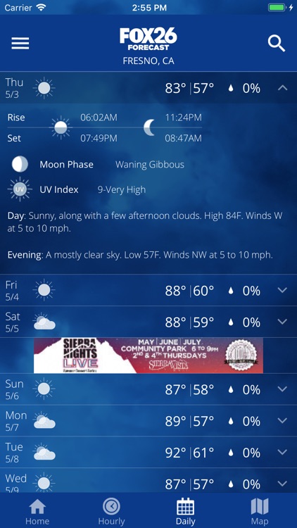 KMPH News FOX Forecast screenshot-4