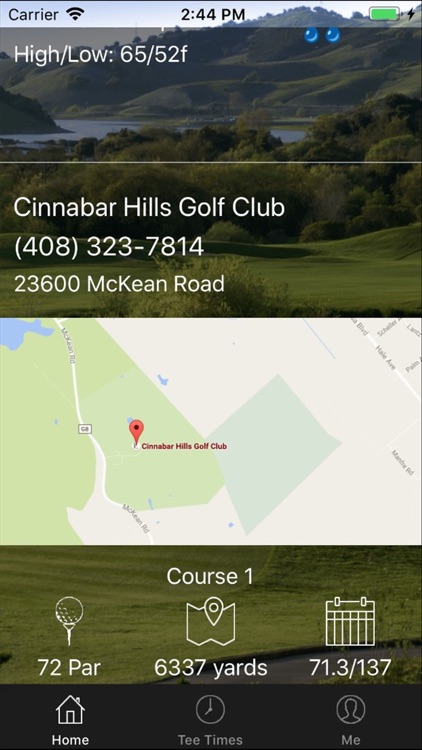 Cinnabar Hills Golf Tee Times