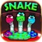 This is a known snake game, only in a modern style, with other snakes