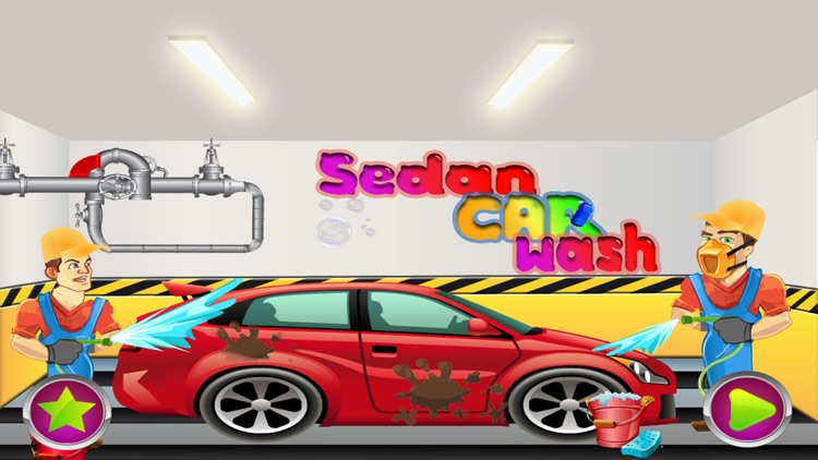 Sedan Car Wash Garage