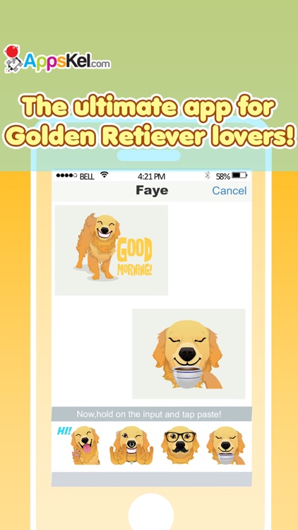 Golden Retriever Emoji Pro