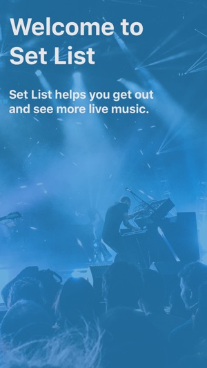 Set List - Concert Tracker