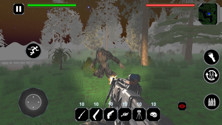 Finding Bigfoot monster hunter