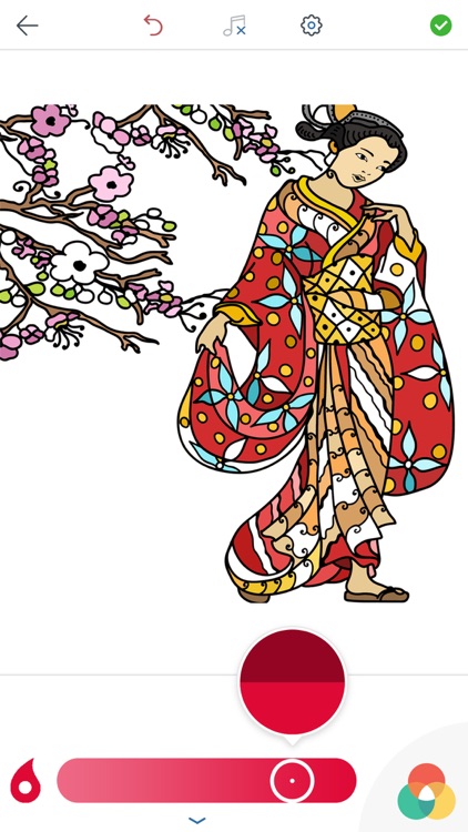 Japanese Coloring Book