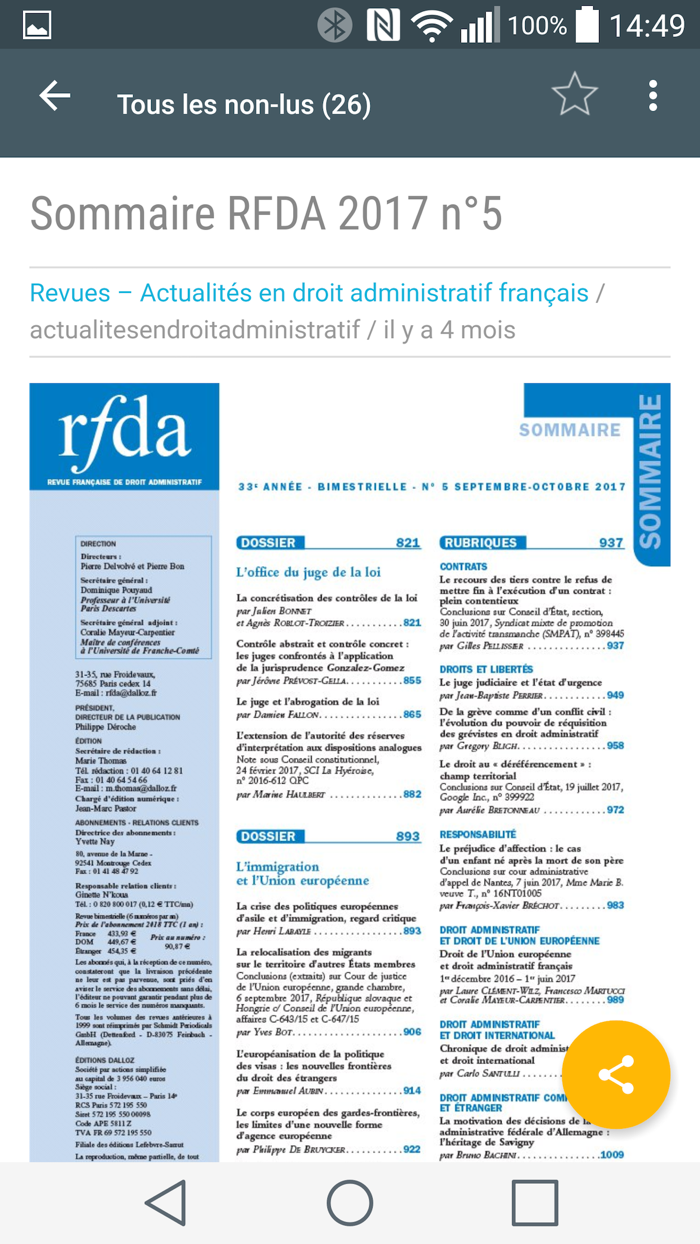 Le kiosque droit administratif