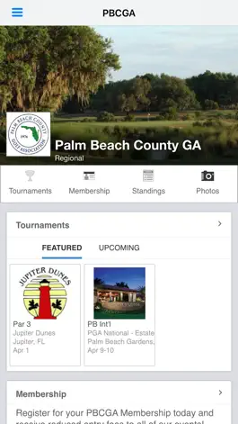 Game screenshot Palm Beach County Golf Assoc mod apk