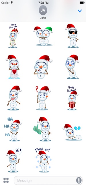 Snowman Sticker-fc(圖3)-速報App