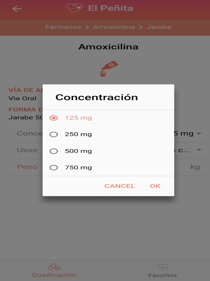 Dosis Pediátricas - El Peñita