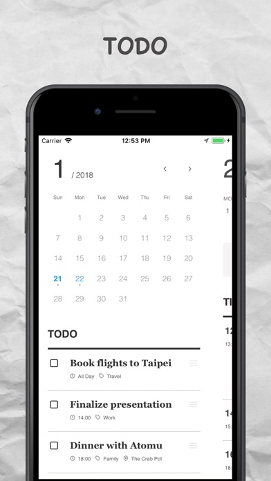 Diiiary - Todo & Time Tracker screenshot 2