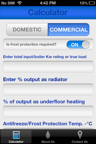 Heating System Size Calculator screenshot 2