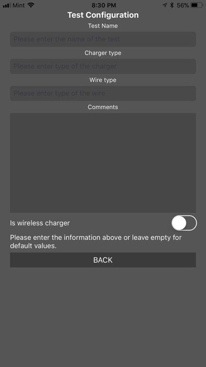 Amperes - battery charge info