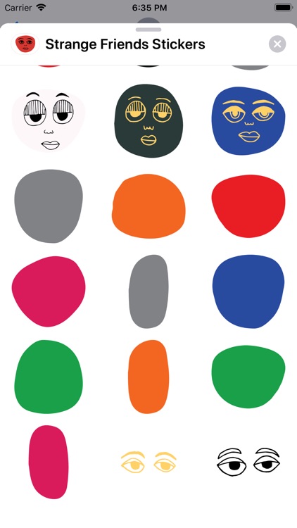 Strange Friends Stickers