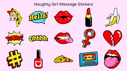 How to cancel & delete Naughty Girl Expression Emojis from iphone & ipad 1