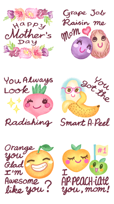 # Puns 4 Mum Sticker Pack screenshot 4