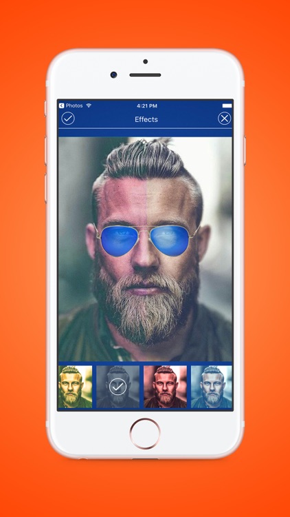 Man Style Photo Editor - Beard, Mustache, Sunglass screenshot-3