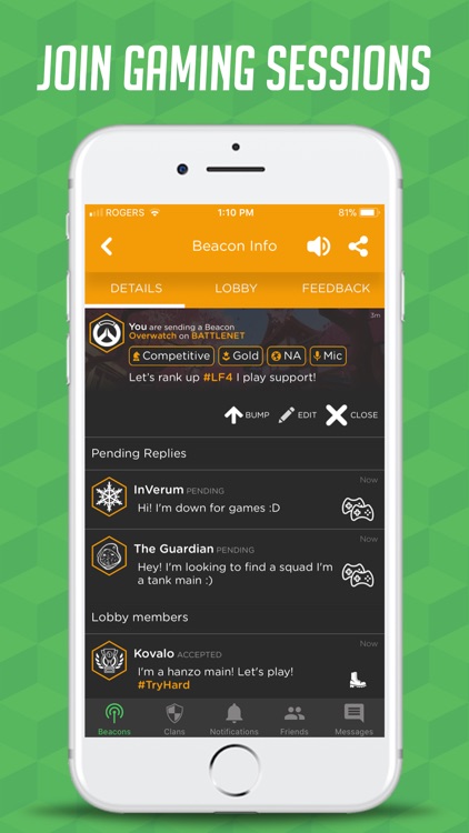 GamerLink - LFG & Clan Chat!