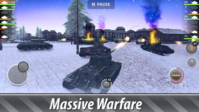 Tank Battles 3D: WWII Warfare(圖4)-速報App