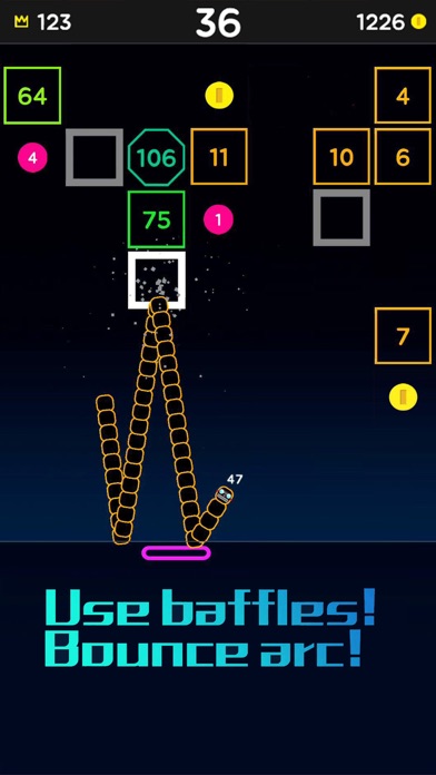 Snake Bricks-Bounce Balls Screenshot 4