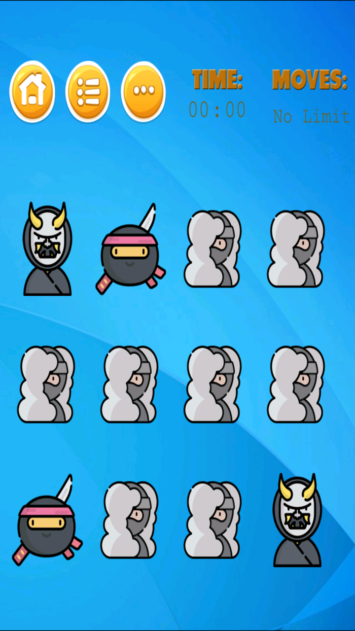 Clumsy Ninja Matching Go Go