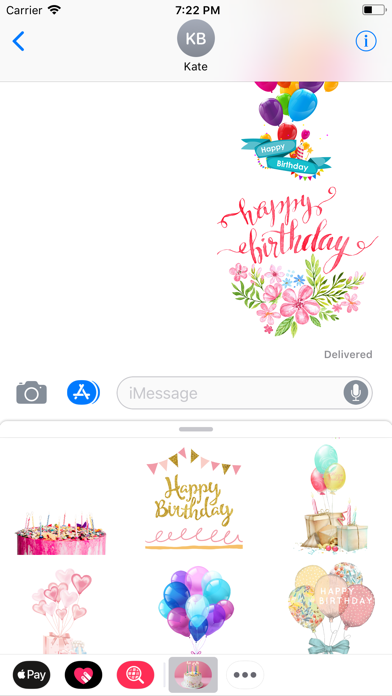 Birthday Wishes 2018 Stickers screenshot 3