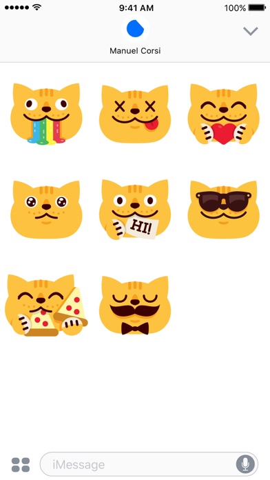 Chubby Cat - iMessage Stickers screenshot 3