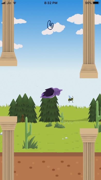 Flappy Bat Chasing Bee screenshot 4