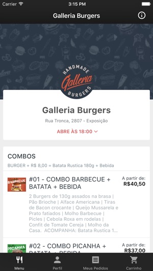 Galleria Burgers Delivery(圖1)-速報App