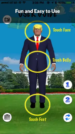 Zrzut ekranu 2 Donald Trump iphone