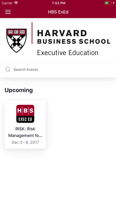 Harvard Business School ExEd screenshot 2