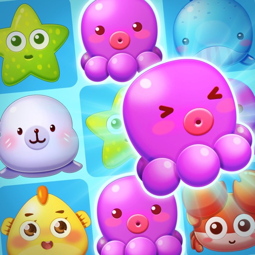 Sea Pop Fun - Match 3 Games Icon